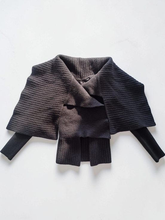 All Saints Sweaters - All Saints Black Ribbed Women's Knit Sweater